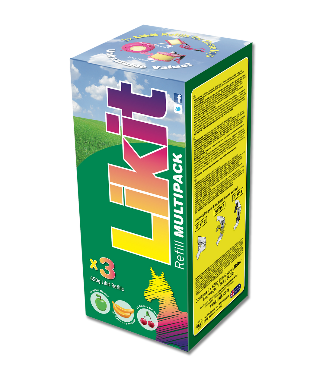 Likit Multipack- 3 stk 650 g